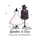 Hochzeitseinladung modern Anzug Brautkleid lva17011231vk