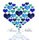 blue art heart hj, vk