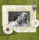 Hochzeitseinladung Foto Schmetterling Waldgrün quadratisch